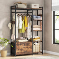 Freestanding Closet Organizer with Drawers and Shelves A610