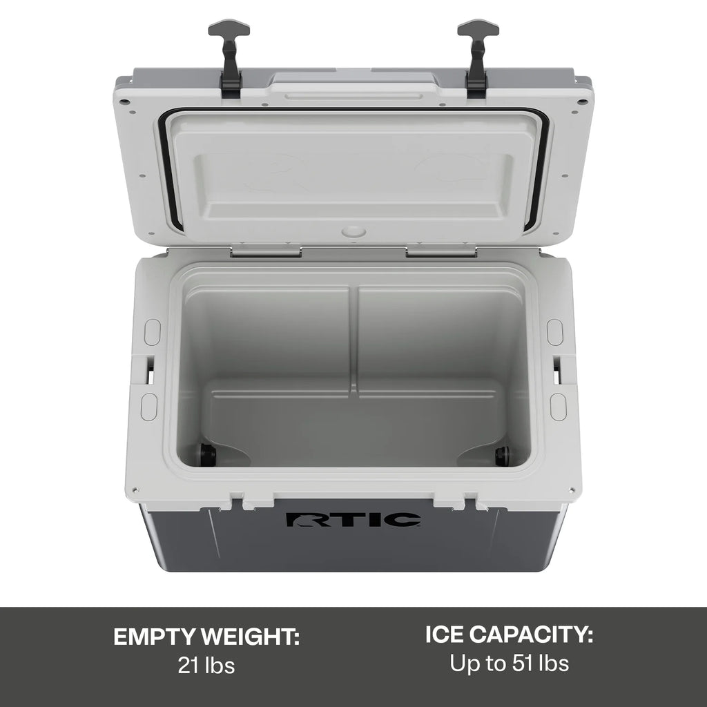 52 QT Ultra-Light Hard-Sided Ice Chest Cooler A7647