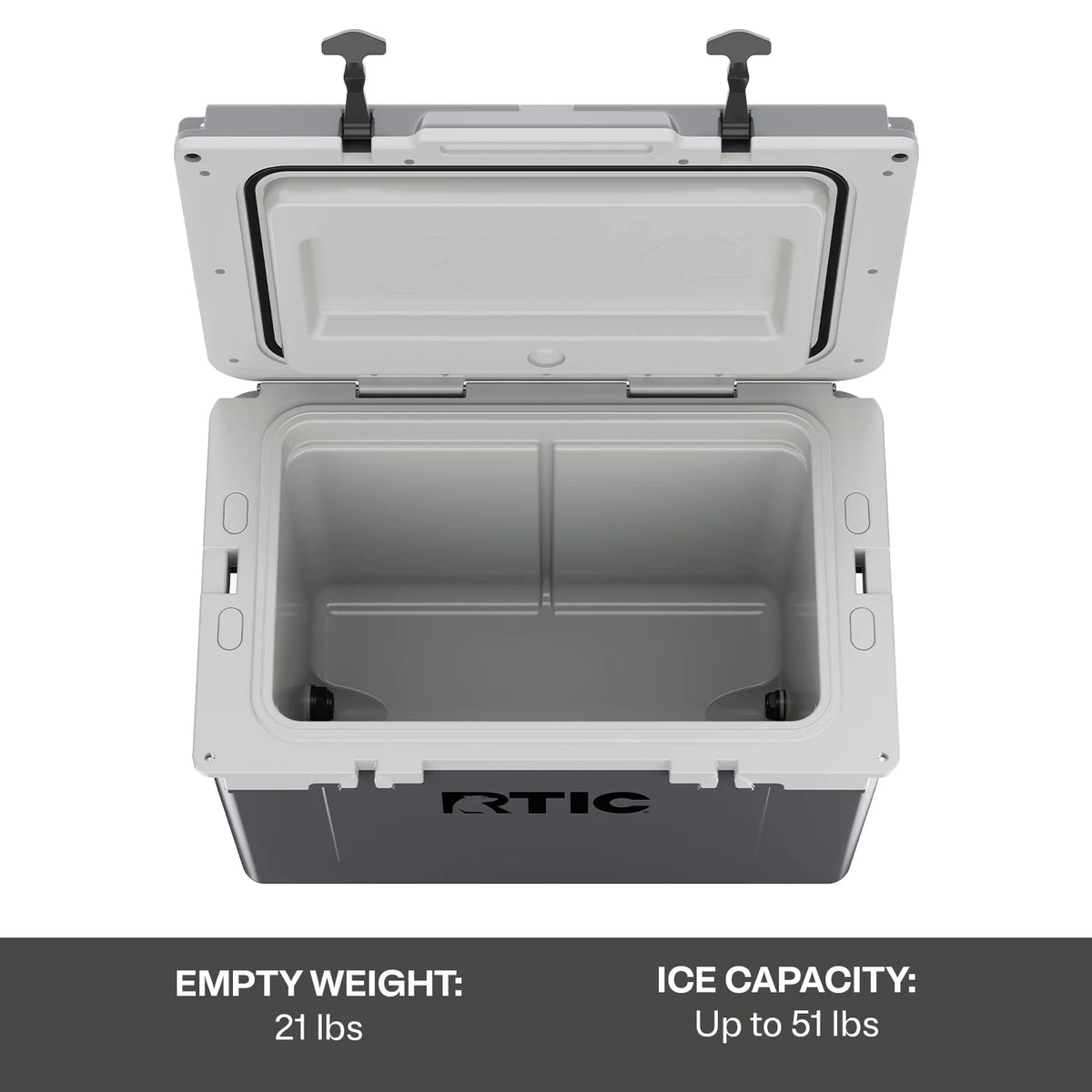 52 QT Ultra-Light Hard-Sided Ice Chest Cooler A7647