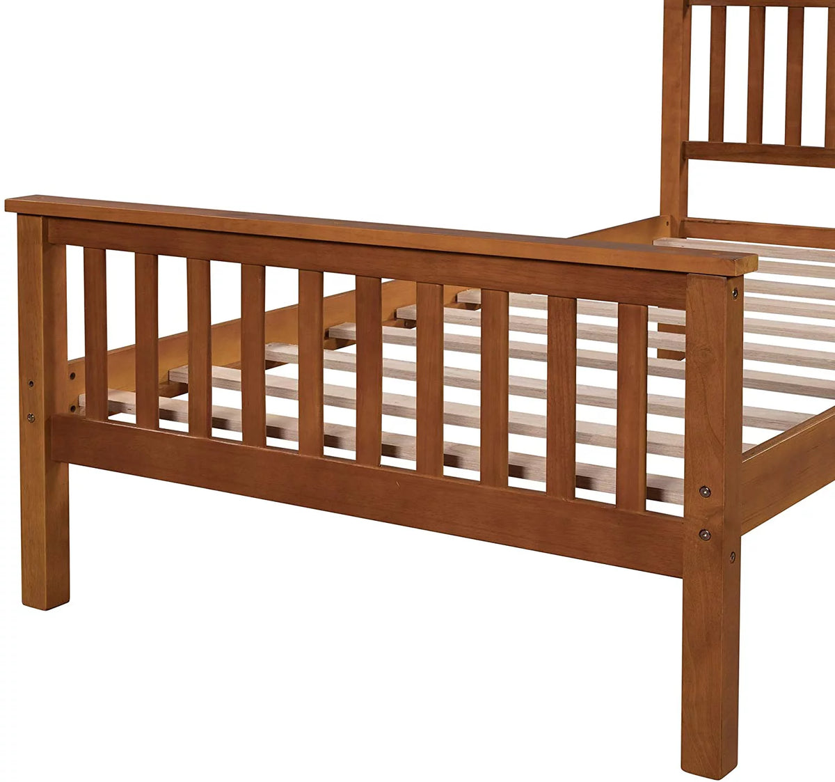 Twin Wood Platform Bed Frame V70777