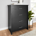 White 4-Drawer Dresser N8982