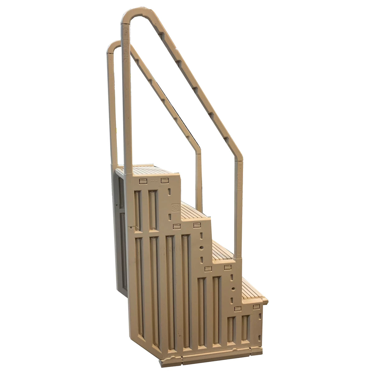 Above Ground Swimming Pool Ladder 4 Stair Step System Warm Gray M91737