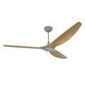 84 Ceiling Fan with Caramel Aluminum Blades and Satin Nickel Finish Z80048
