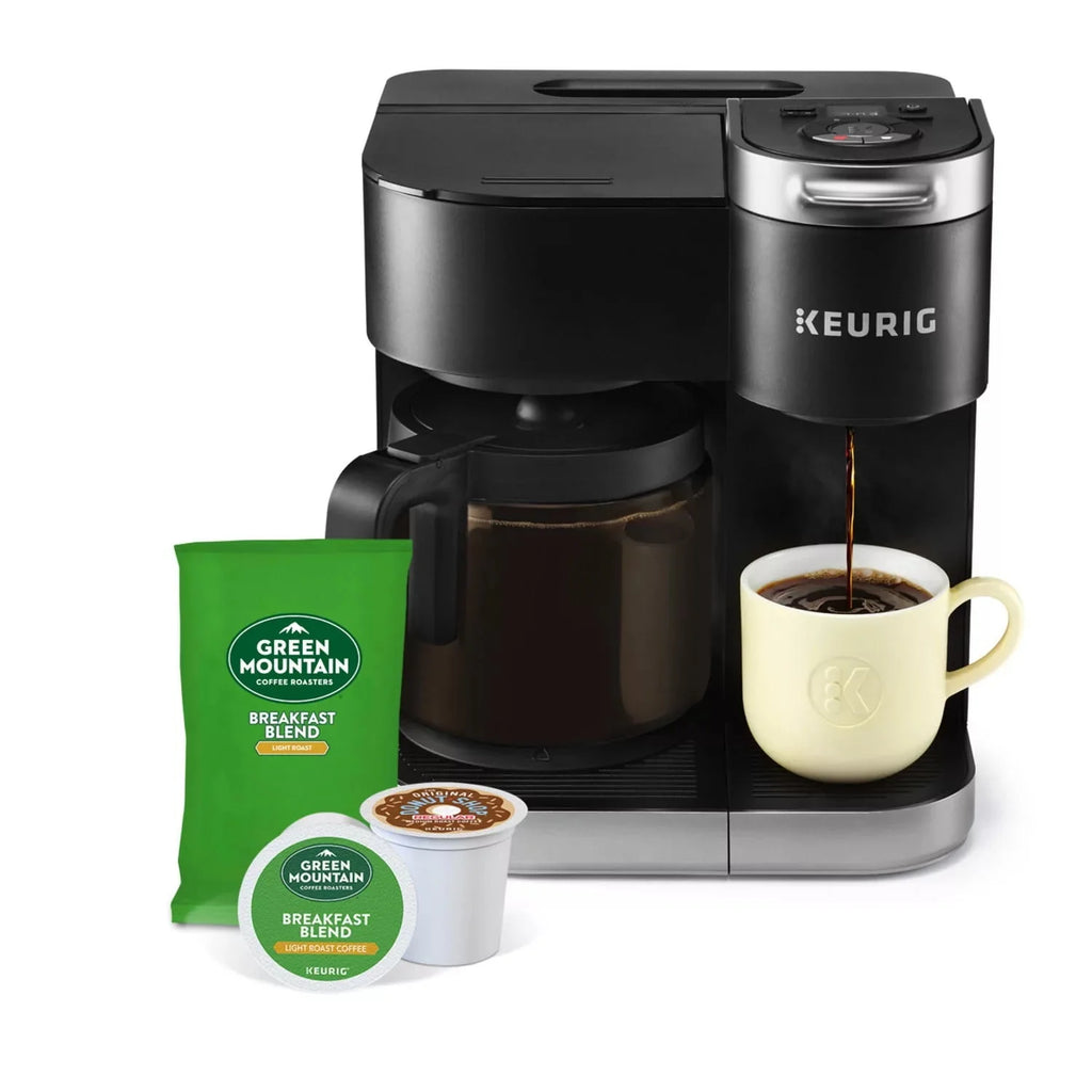 Single Serve and Carafe Coffee Maker O2059