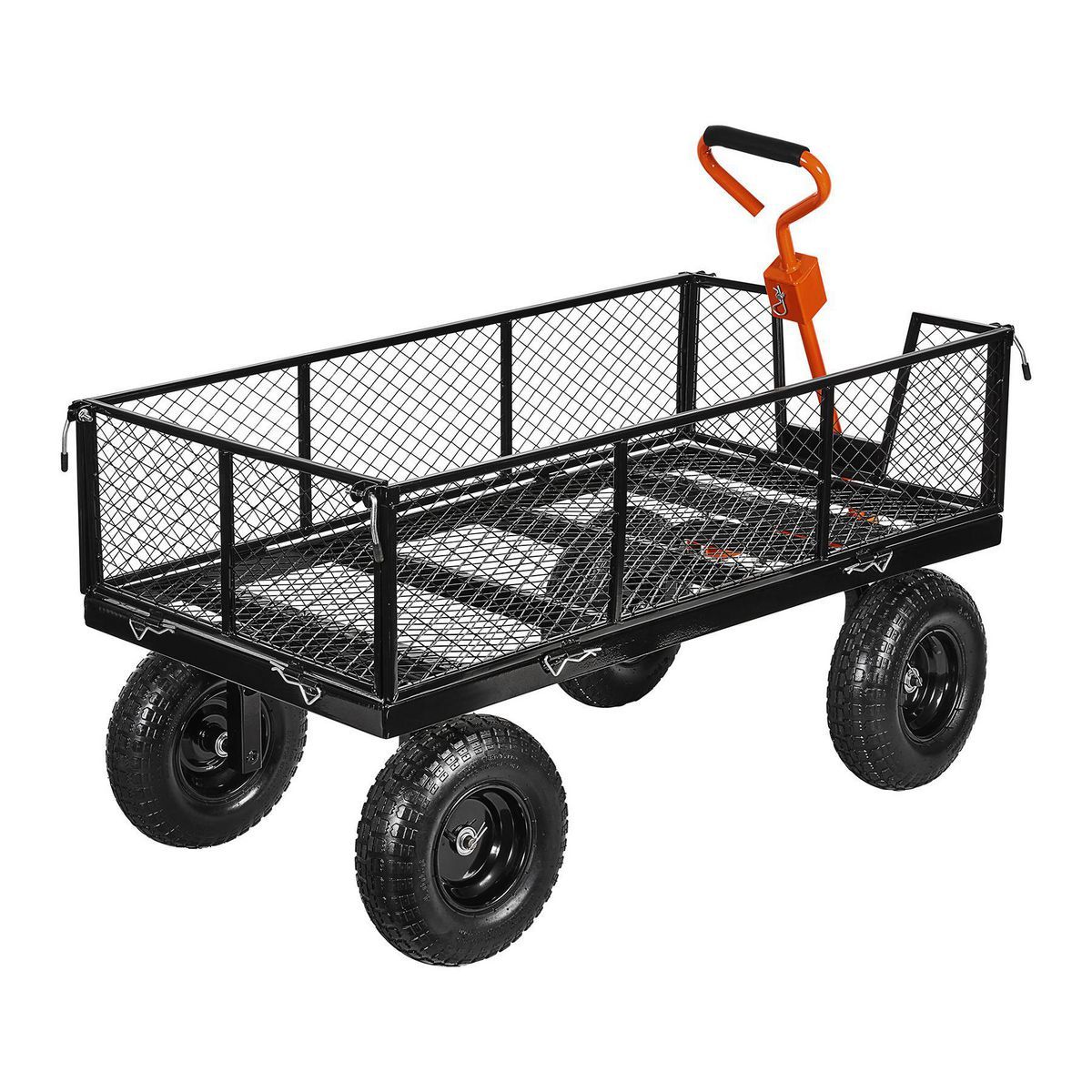 1200 lb. Capacity Steel Utility Cart with Removable Sides A3132