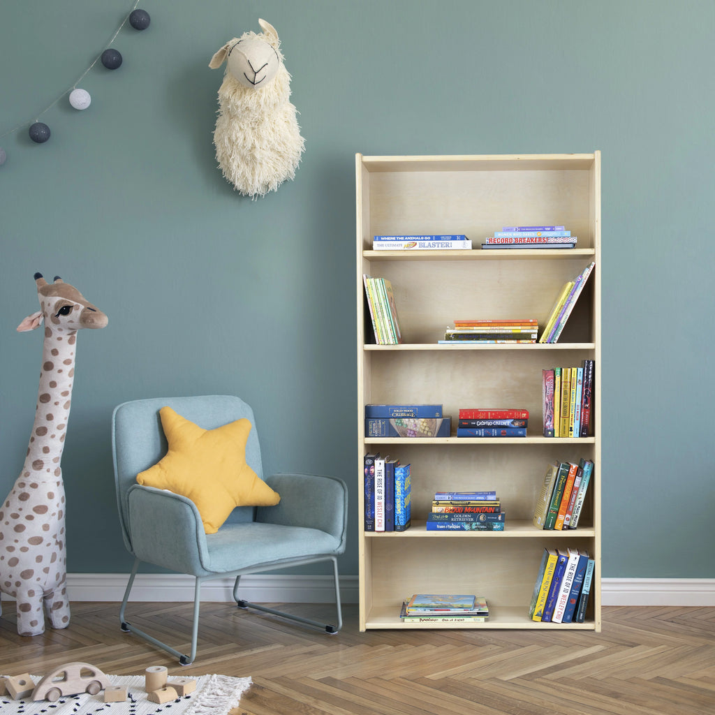 5 Shelf Wooden Bookcase S877374