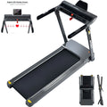 3.5HP Folding Incline Treadmill 330lb Capacity Black I72941
