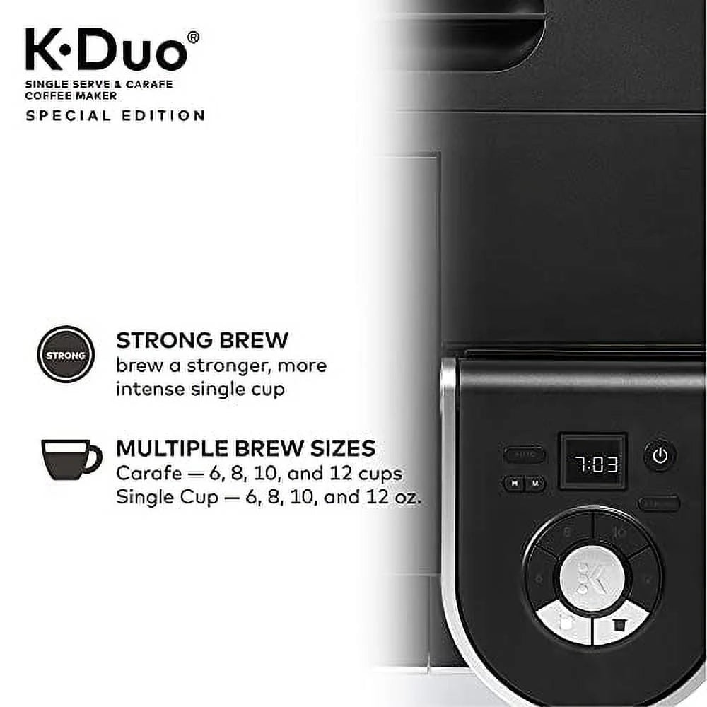 Single Serve K-Cup Pod & Carafe Coffee Maker F843
