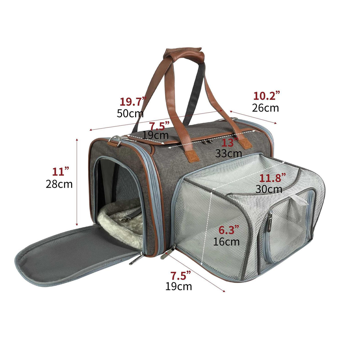 Expandable Airline Approved Pet Carrier G67000