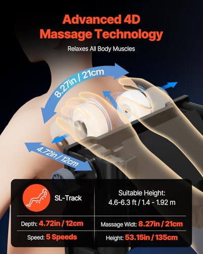 4D Full Body Zero Gravity Massage Chair with Heat Q69713