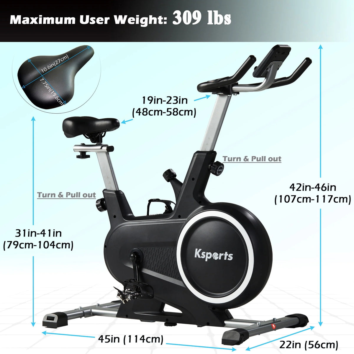 Wool Felt Resistance Exercise Bike T7336