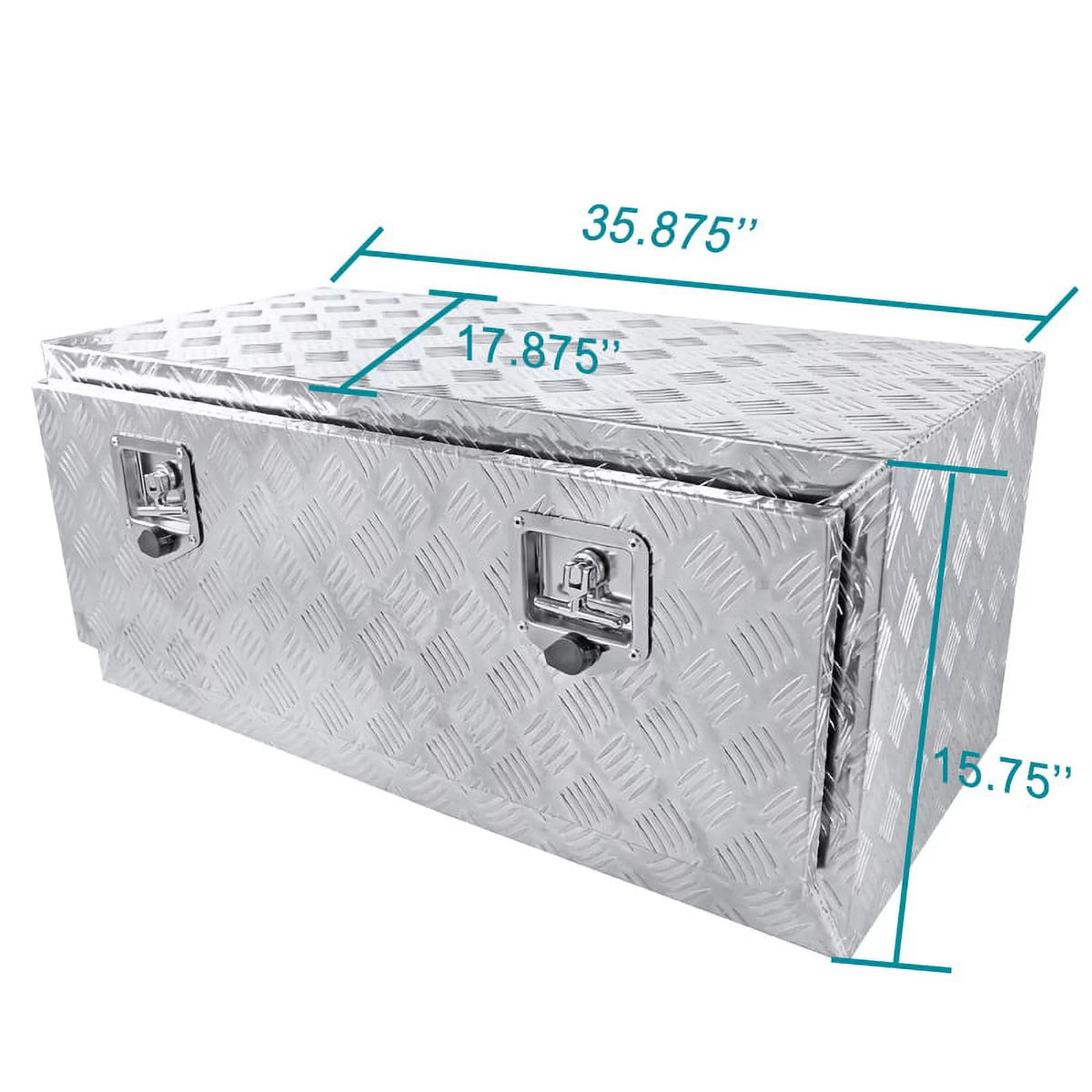 Aluminum Truck Bed Storage Tool Box with Lock V686