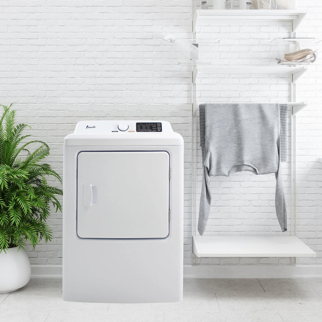 Front Load Gas Vented Clothes Dryer 7.0 Cu. ft. White W8298