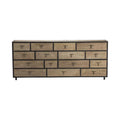 Wood & Metal Drawer Chest G863