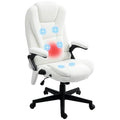 White Velvet High Back Reclining Office Chair with Remote X485327