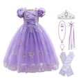 Puff Sleeve Layered Dress K8818
