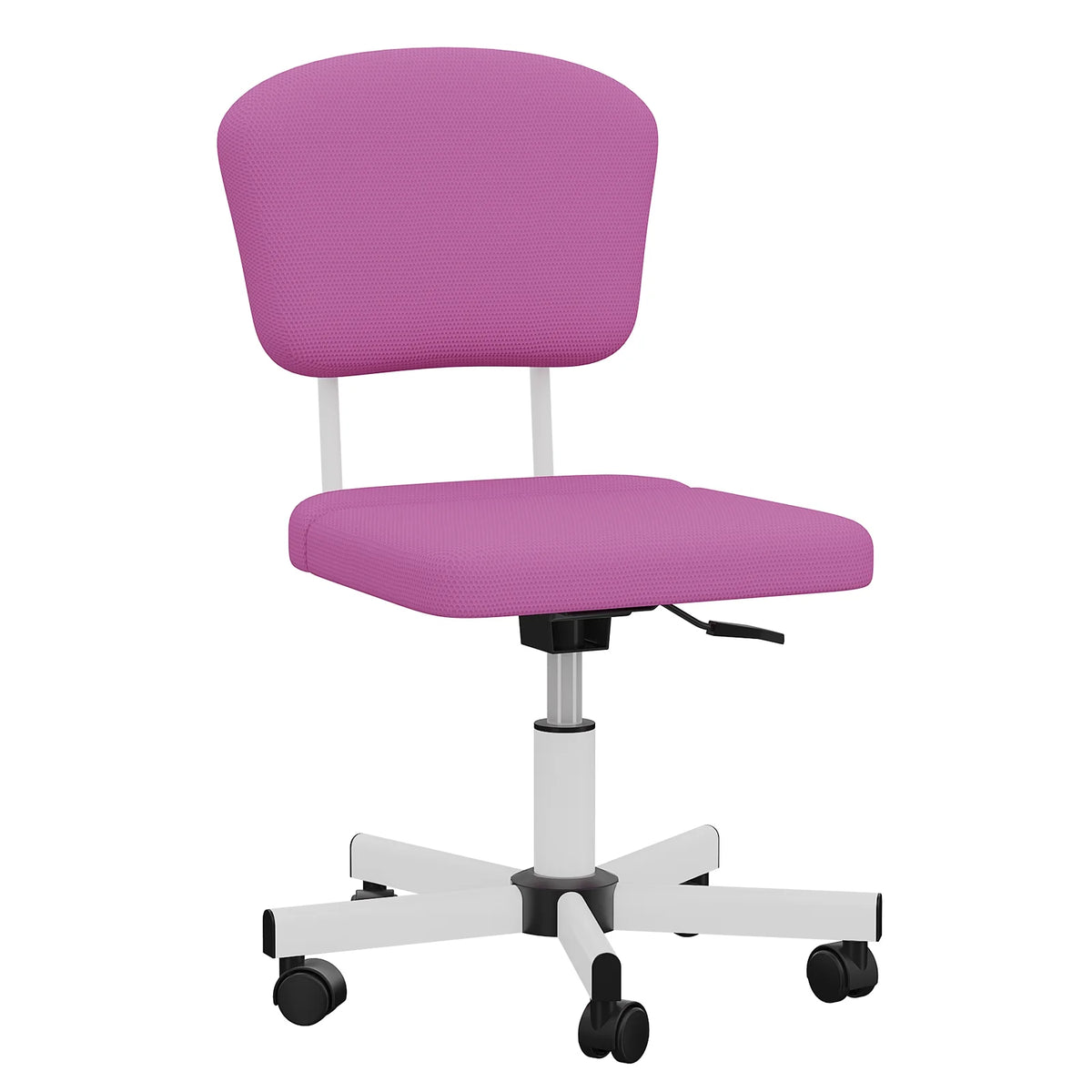 Pink Ergonomic Office Chair with Lumbar Support Y8495