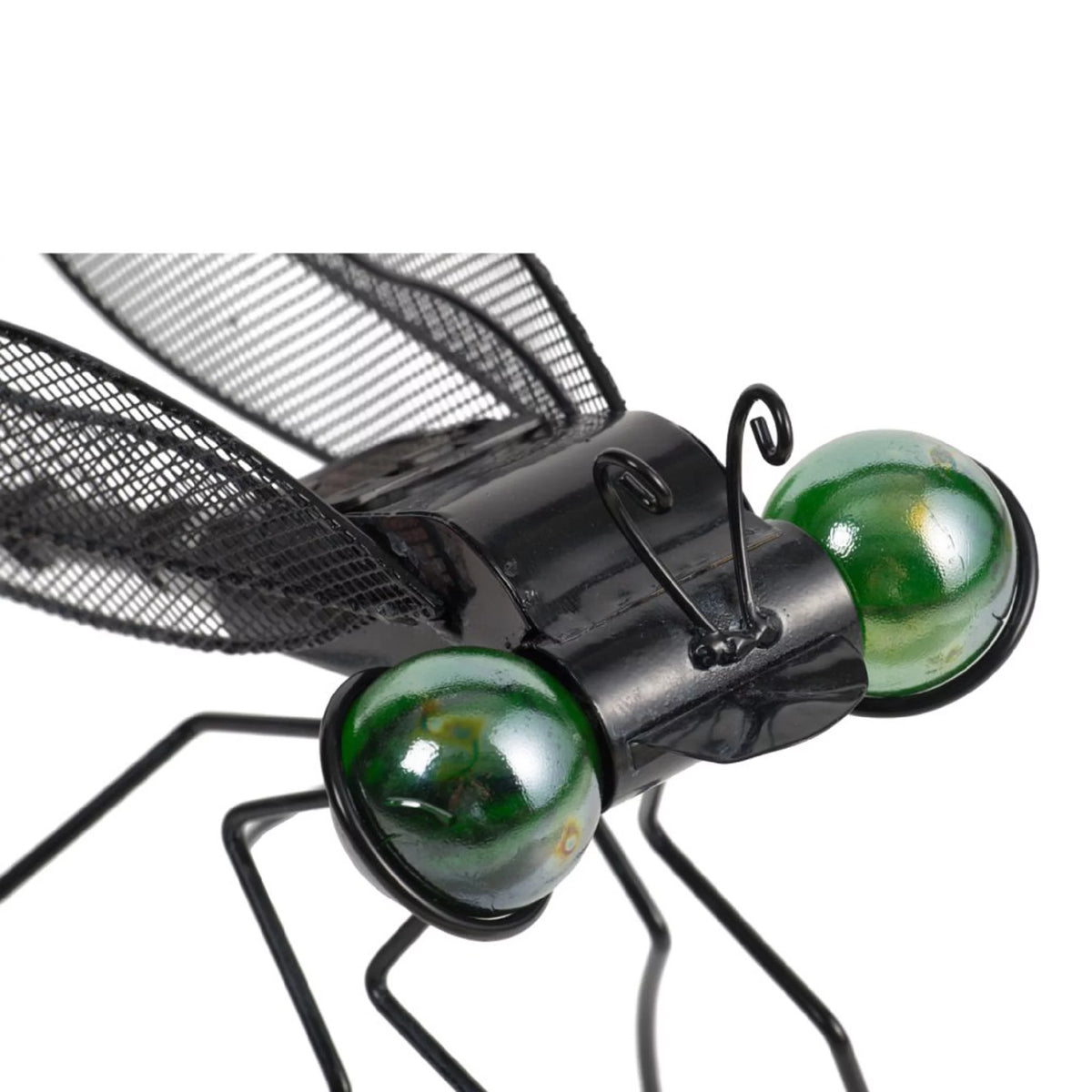 Night Black and Green Dragonfly Shaped Decorative Figurine U507