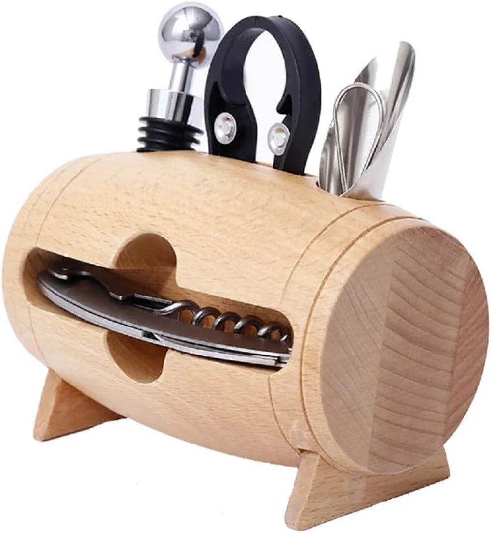 4 PCS Stainless Steel Wine Opener Set R1732