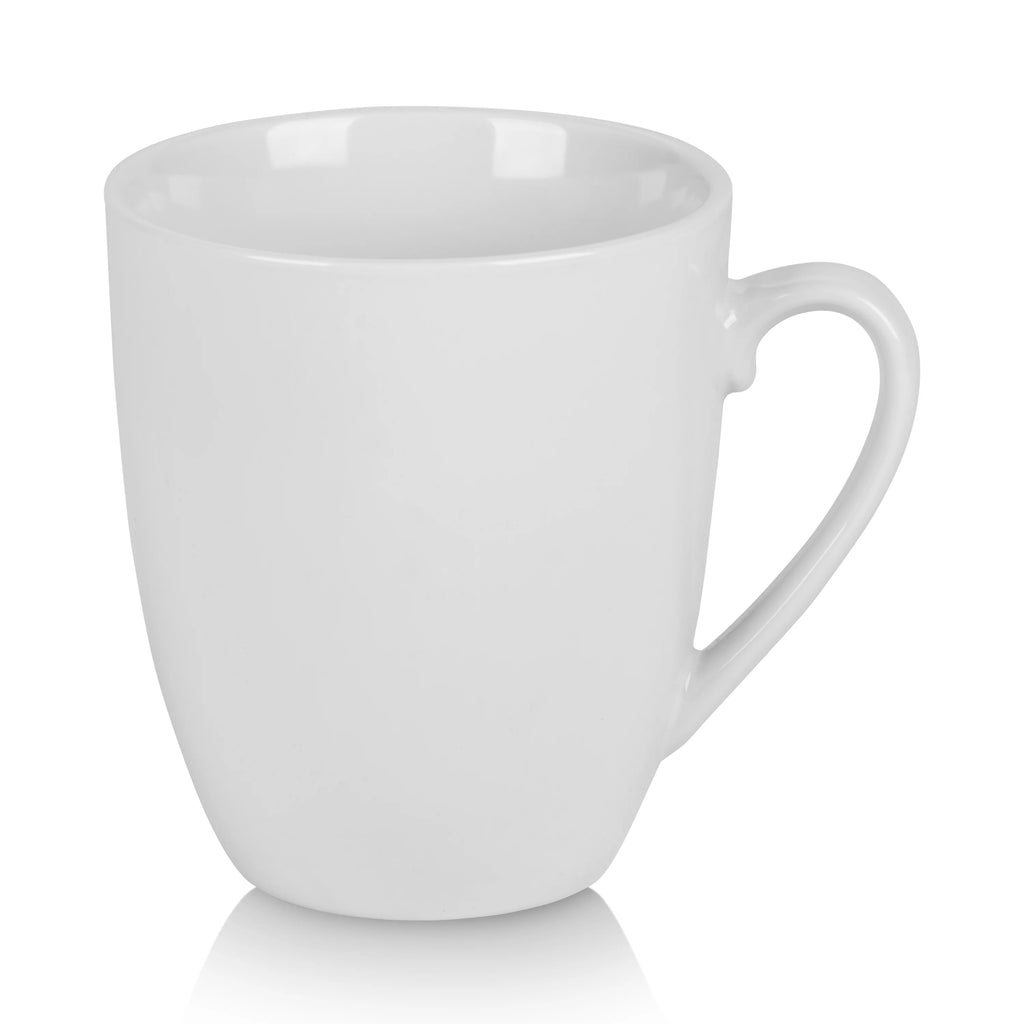 Ceramic Mug Set of 12 White V86472