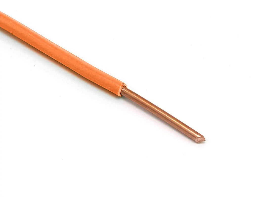 200 Feet Insulated Solid Copper THHN / THWN Wire 10 AWG Orange G132