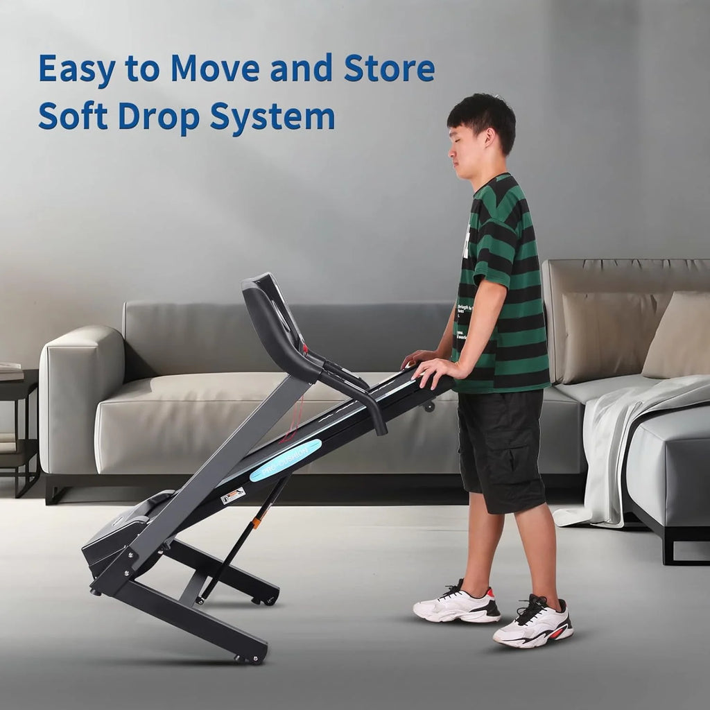 Folding Treadmill with 12-Level Automatic Incline G20869