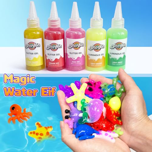 Magic Water Elf Toy Kit with 24 Magic Gels and 16 Sea Creature Molds J3789