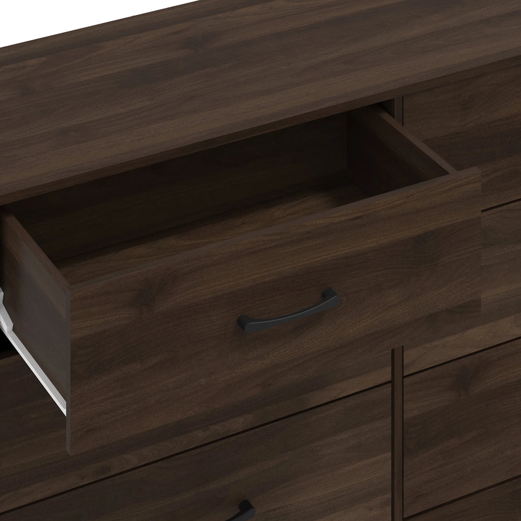 6 Drawer Dark Walnut Dresser R797325