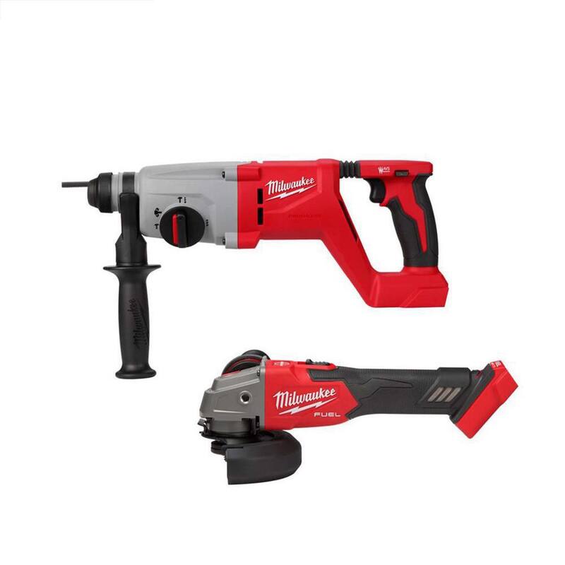 18V Brushless Cordless SDS-Plus Rotary Hammer with Angle Grinder K448600