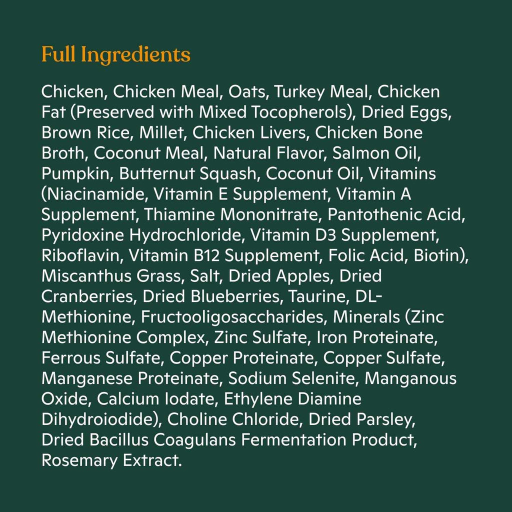 Chicken Liver & Bone Broth Dry Cat Food V619