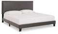 King Upholstered Bed Gray P14588