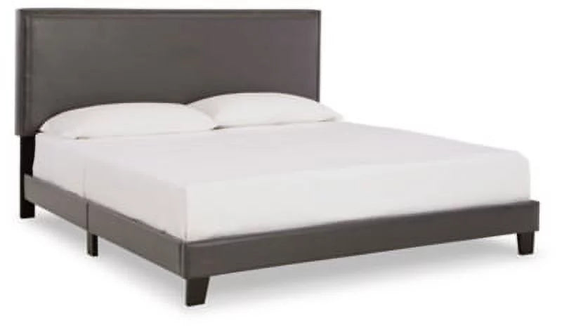 King Upholstered Bed Gray P14588