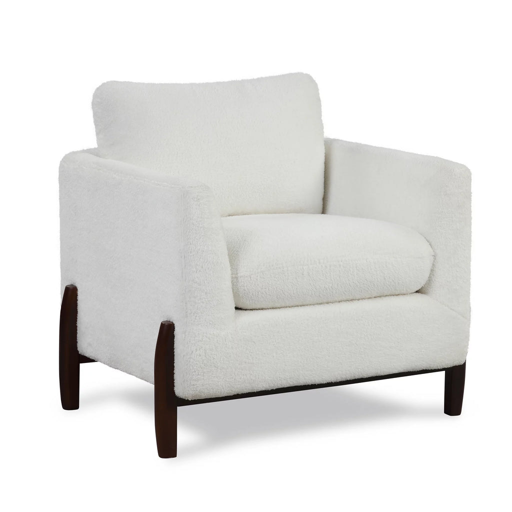 Sherpa Chair with Wood Legs K33122