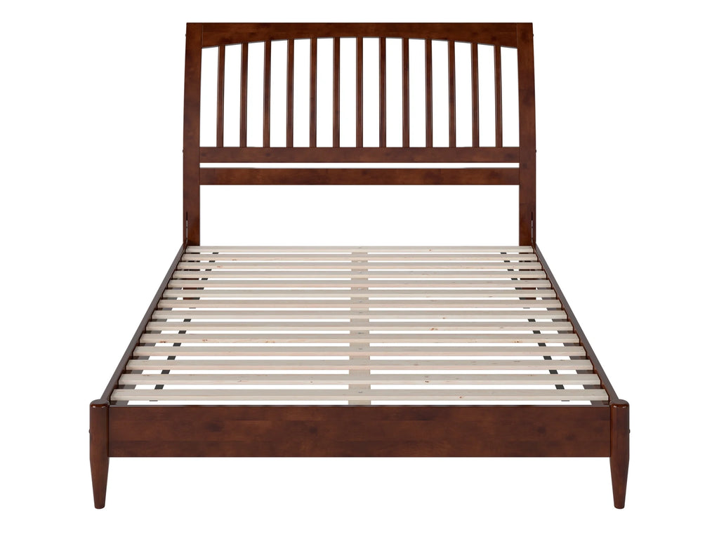 Queen Solid Wood Sleigh Platform Bed D395288