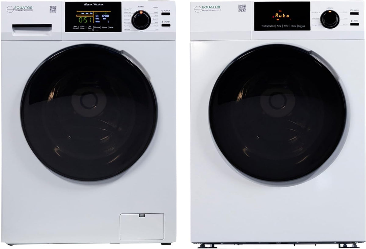 Digital Washer 1.9cf 110V + Vented Dryer 4cf 110V E276
