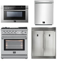 30 Gas Range, 60 Refrigerator, Dishwasher, Microwave Drawer I102