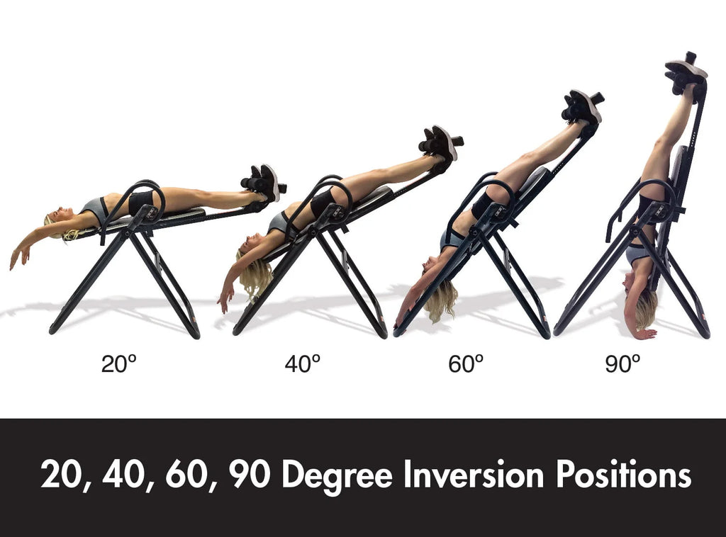 Black Acupressure Beads Heat and Vibration Massage Inversion Table X4296
