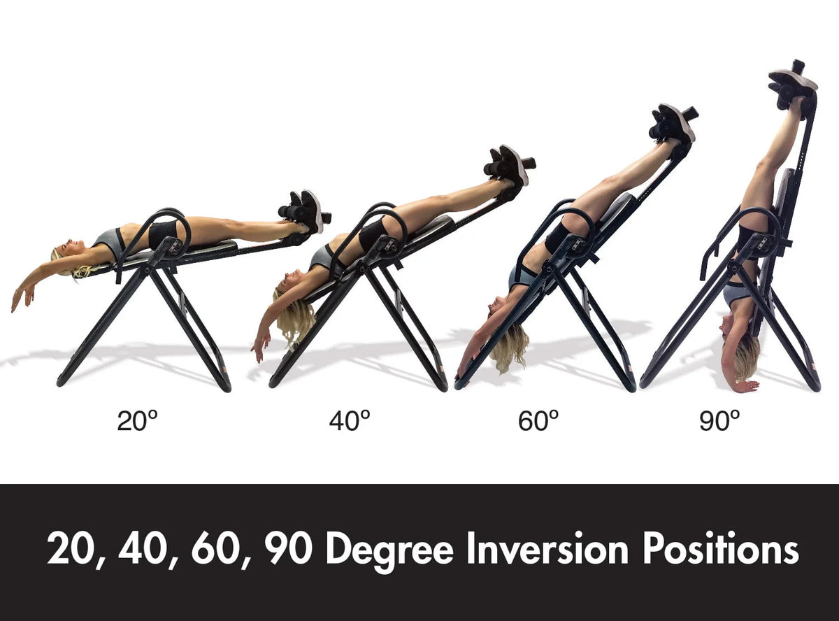 Black Acupressure Beads Heat and Vibration Massage Inversion Table X4296