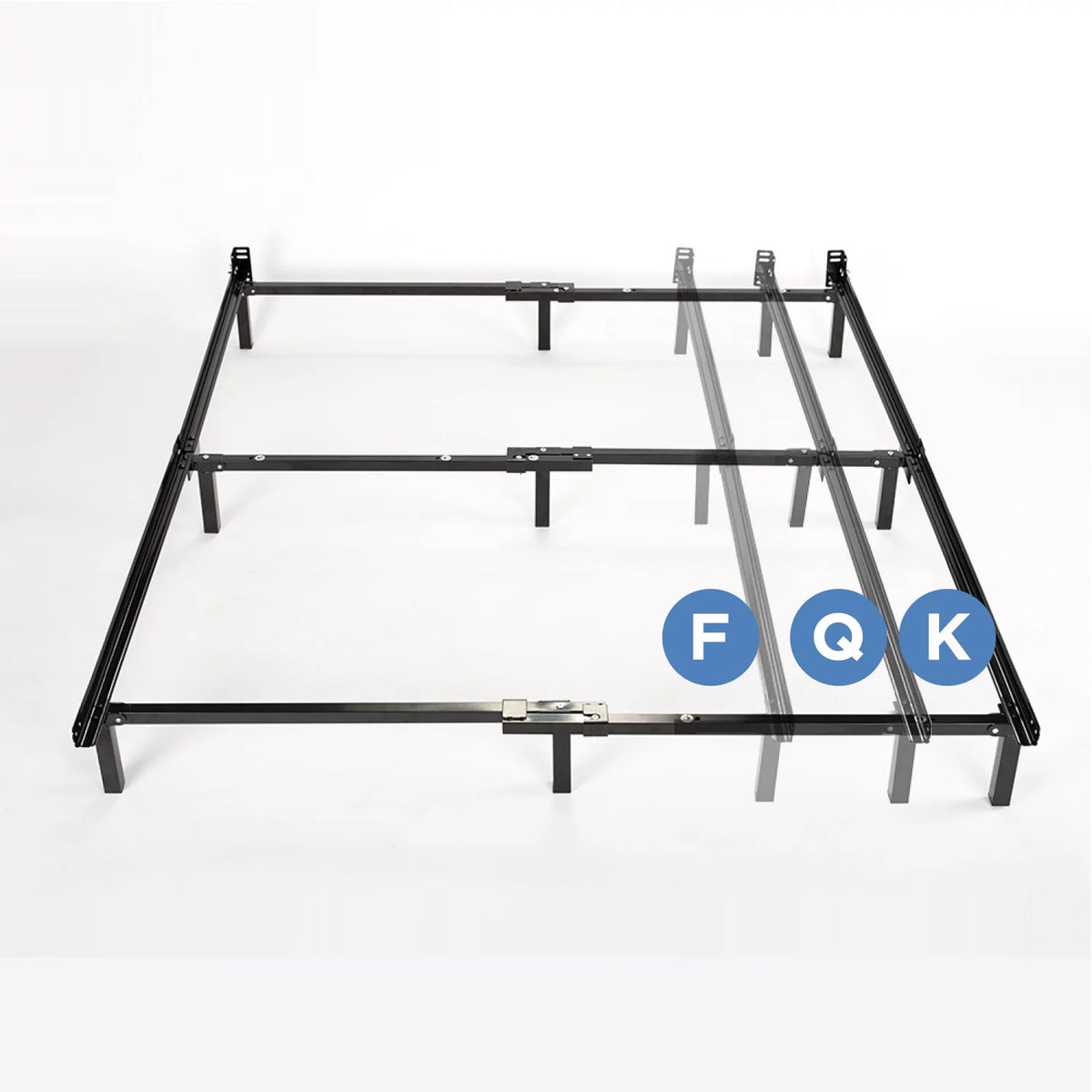 7" Metal Adjustable Bed Frame Y453