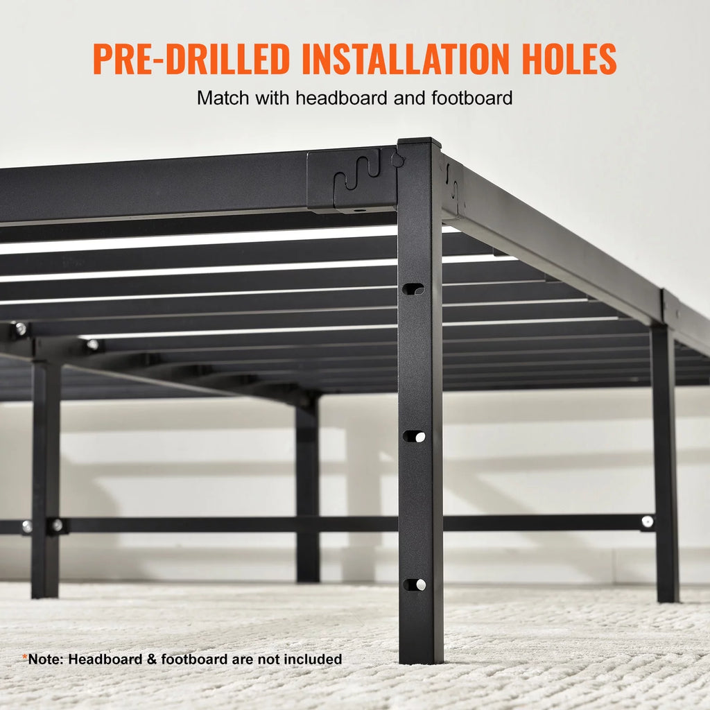 Full Size 18 inch Metal Bed Frame K466889