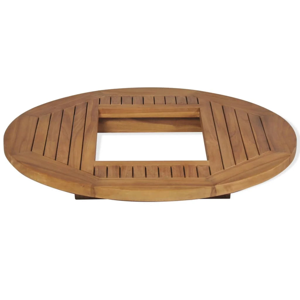 Crate Tabletop Teak 27.6" Z575