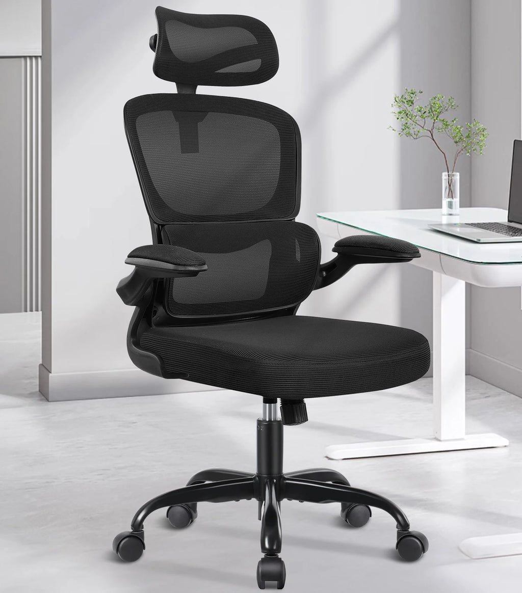 Black High Back Mesh Ergonomic Office Chair G820