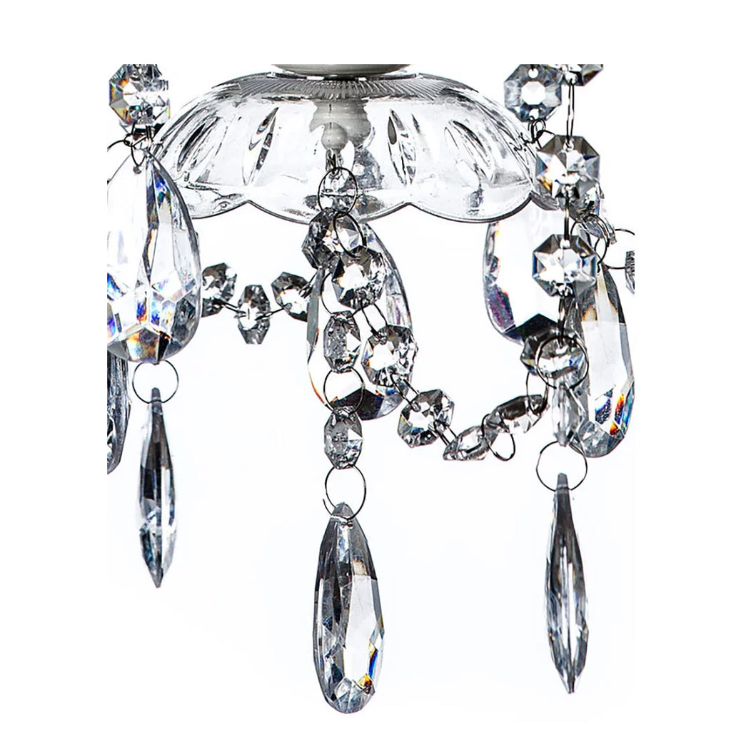 Clear 4 Light Acrylic Crystal Chandelier L8861