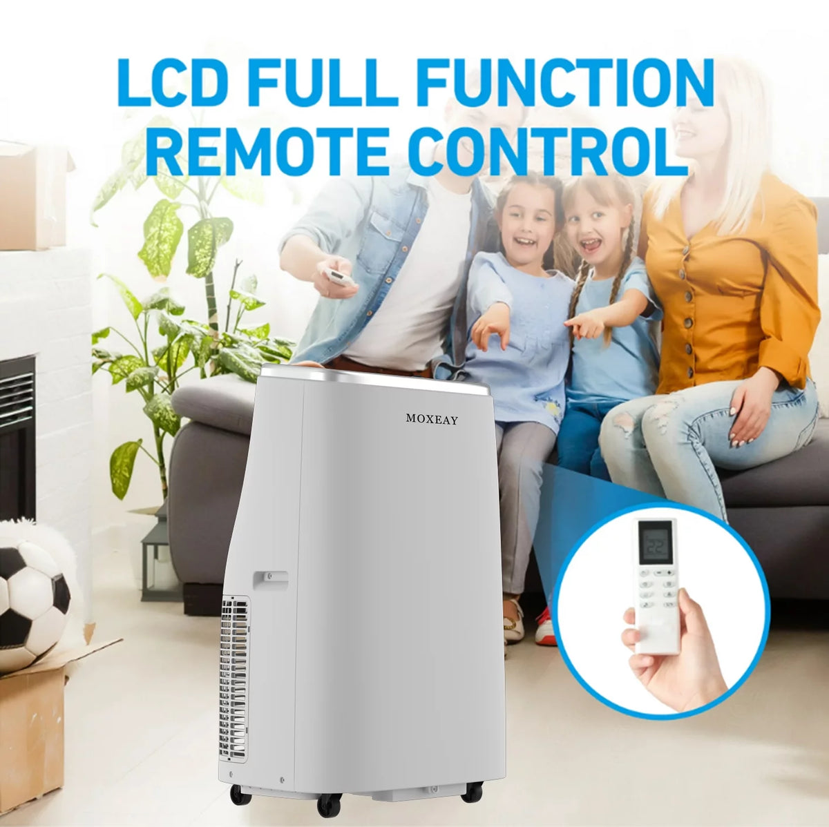 15000 BTU Portable Air Conditioner with Wifi and Remote Control D834771