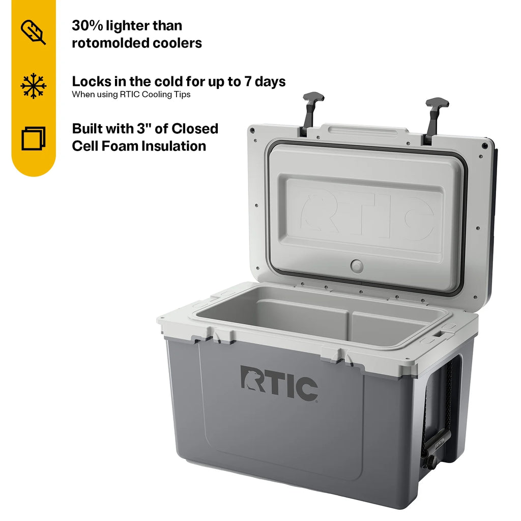 52 QT Ultra-Light Hard-Sided Ice Chest Cooler A7647
